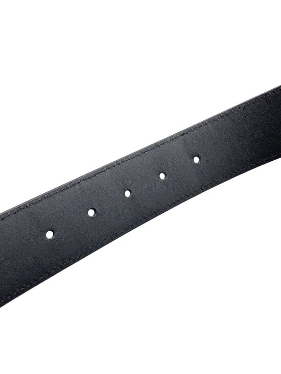 Louis Vuitton Ceinture LV Initial Leather Black Belt